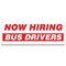 Signmission Now Hiring Bus Drivers Banner Apply Inside Accepting Application Single Sided B-96-30207 - alternate 1